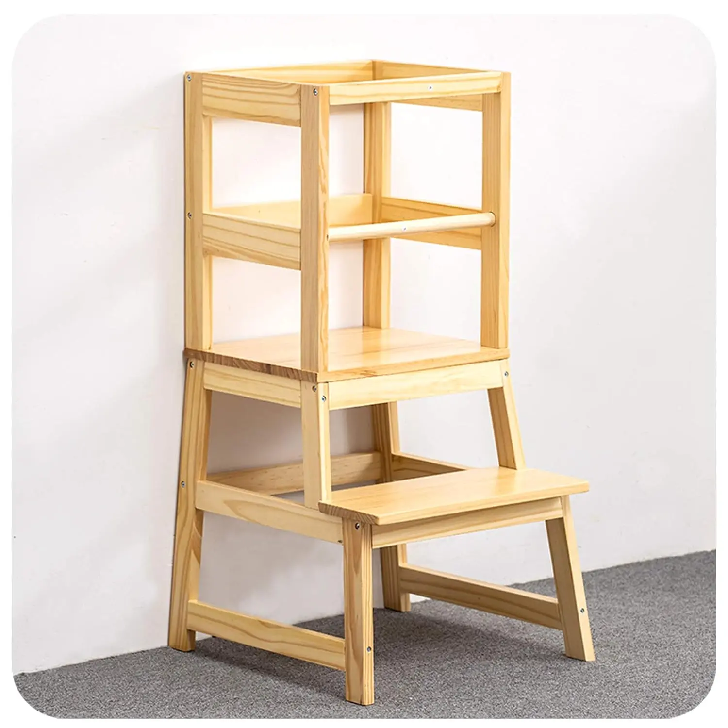 Kitchen Step Stool For Toddlers With Non-Slip Mat, Wooden Kids Montessori Learning Stool Tower, Toddler Standing Tower Helper
Kitchen Step Stool For Toddlers With Non-Slip Mat, Wooden Kids Montessori Learning Stool Tower, Toddler Standing Tower Helper