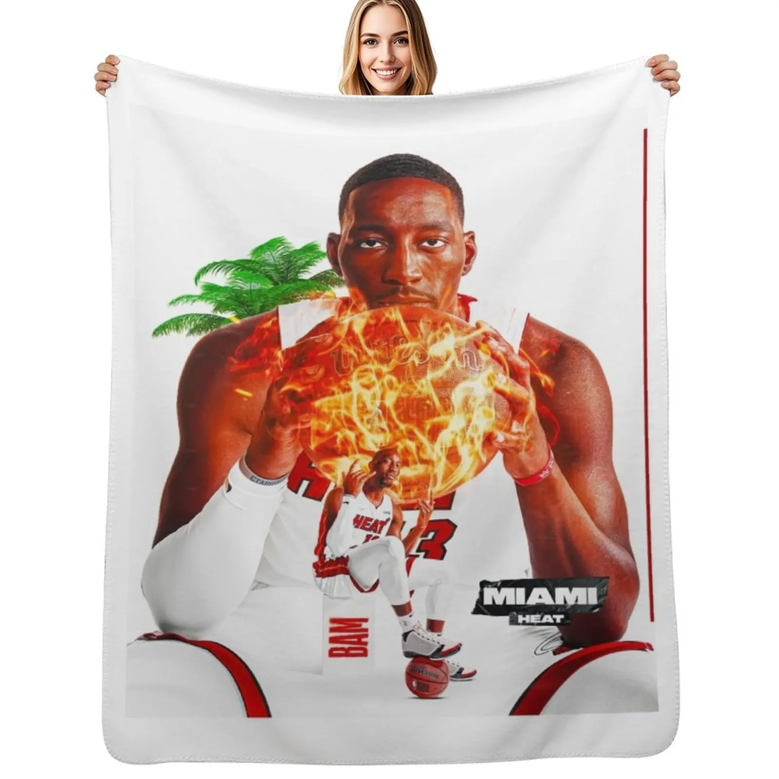 Bam Adebayo Throw Blanket Stylish Couch Blanket for Home Living Room
Bam Adebayo Throw Blanket Stylish Couch Blanket for Home Living Room