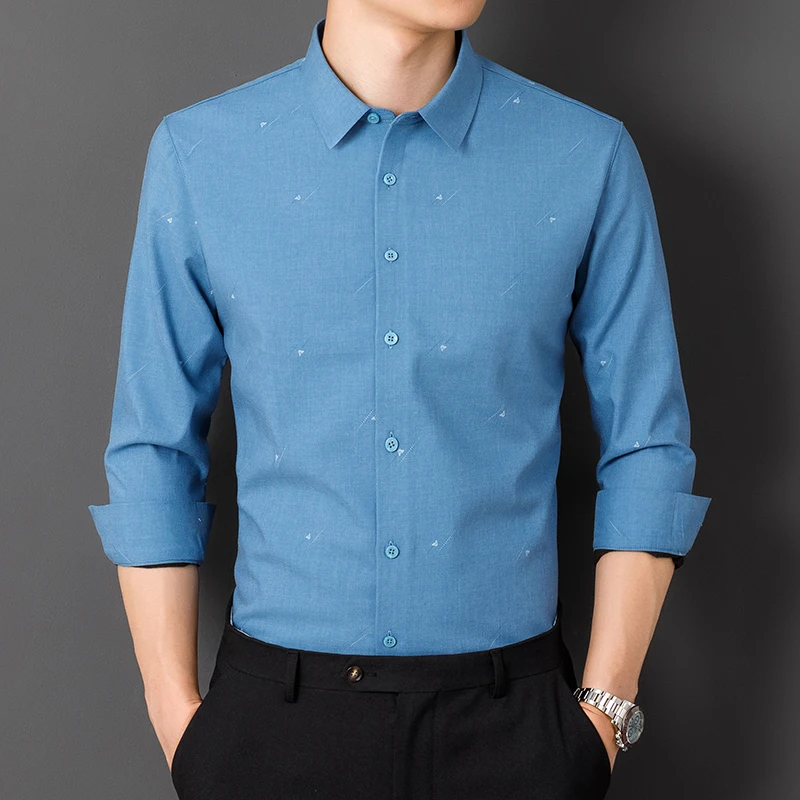 winter warm Thickened long sleeve shirts for men slim fit formal plain shirt soft work plaid tops Print business dress clothes
winter warm Thickened long sleeve shirts for men slim fit formal plain shirt soft work plaid tops Print business dress clothes