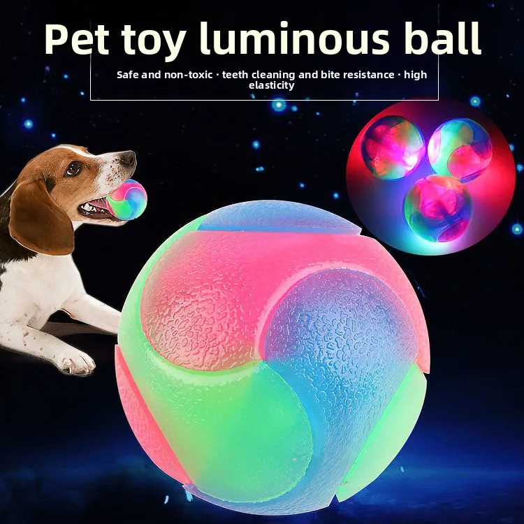 Dog Toy Luminous Ball Flashing Elastic Ball Luminous Interactive Training Pet Toy Suitable for Puppies and Cats Toy Supplies
Dog Toy Luminous Ball Flashing Elastic Ball Luminous Interactive Training Pet Toy Suitable for Puppies and Cats Toy Supplies