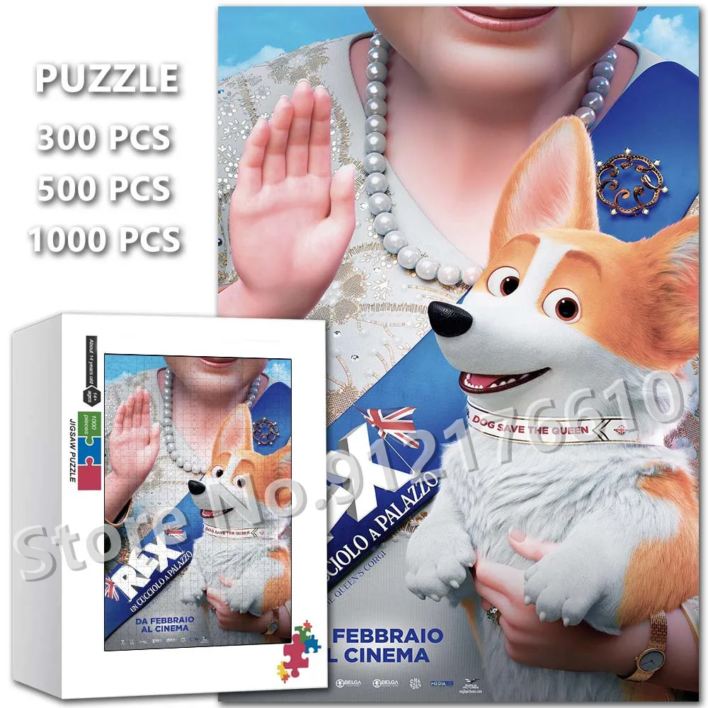 The Queen's Corgi Cartoon Movies Print Jigsaw Puzzle 1000 Pieces for Adult Family Game Toys Decompress Educational Puzzles Gifts
The Queen's Corgi Cartoon Movies Print Jigsaw Puzzle 1000 Pieces for Adult Family Game Toys Decompress Educational Puzzles Gifts