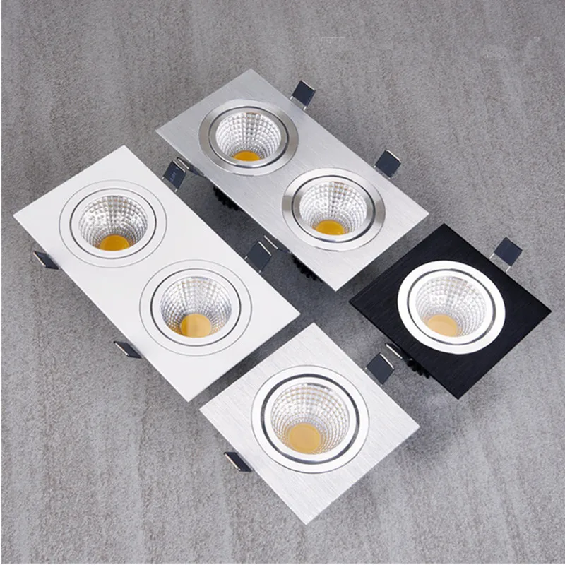 1pcs Double Square Dimmable Led Downlight Light COB Ceiling Spot Light14W 20W LED Ceiling Recessed Lights Indoor Lighting
1pcs Double Square Dimmable Led Downlight Light COB Ceiling Spot Light14W 20W LED Ceiling Recessed Lights Indoor Lighting