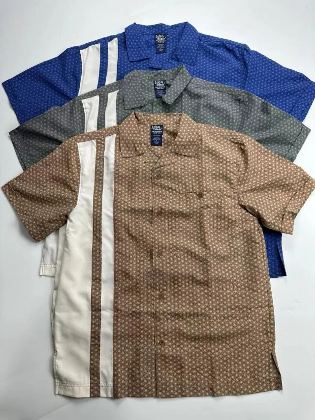 Мужская летняя тонкая рубашка с кубинским воротником, свободного кроя, в стиле ретро, модная, городская, из 100% полиэстера
Мужская летняя тонкая рубашка с кубинским воротником, свободного кроя, в стиле ретро, модная, городская, из 100% полиэстера