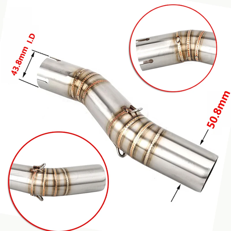 51 мм для Honda CBR300R 2013-2019 CB300F 2015-2018 без шнуровки мотоциклетный глушитель среднее звено трубы стальной побег с DB Killer
51 мм для Honda CBR300R 2013-2019 CB300F 2015-2018 без шнуровки мотоциклетный глушитель среднее звено трубы стальной побег с DB Killer