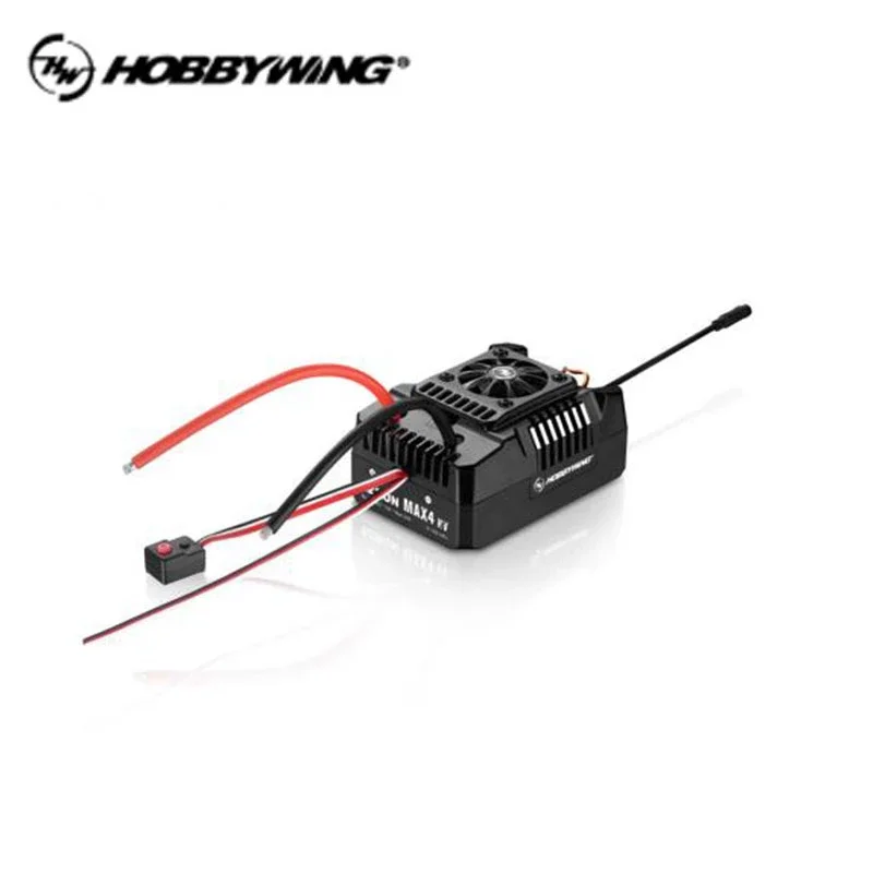 Hobbywing EZRUN MAX4 HV 300A ESC 6-12S Waterproof BEC 6V/7.4V/8.4V 10A Brushless Speed Controller for 1/5 RC Car Off-road Truck
Hobbywing EZRUN MAX4 HV 300A ESC 6-12S Waterproof BEC 6V/7.4V/8.4V 10A Brushless Speed Controller for 1/5 RC Car Off-road Truck