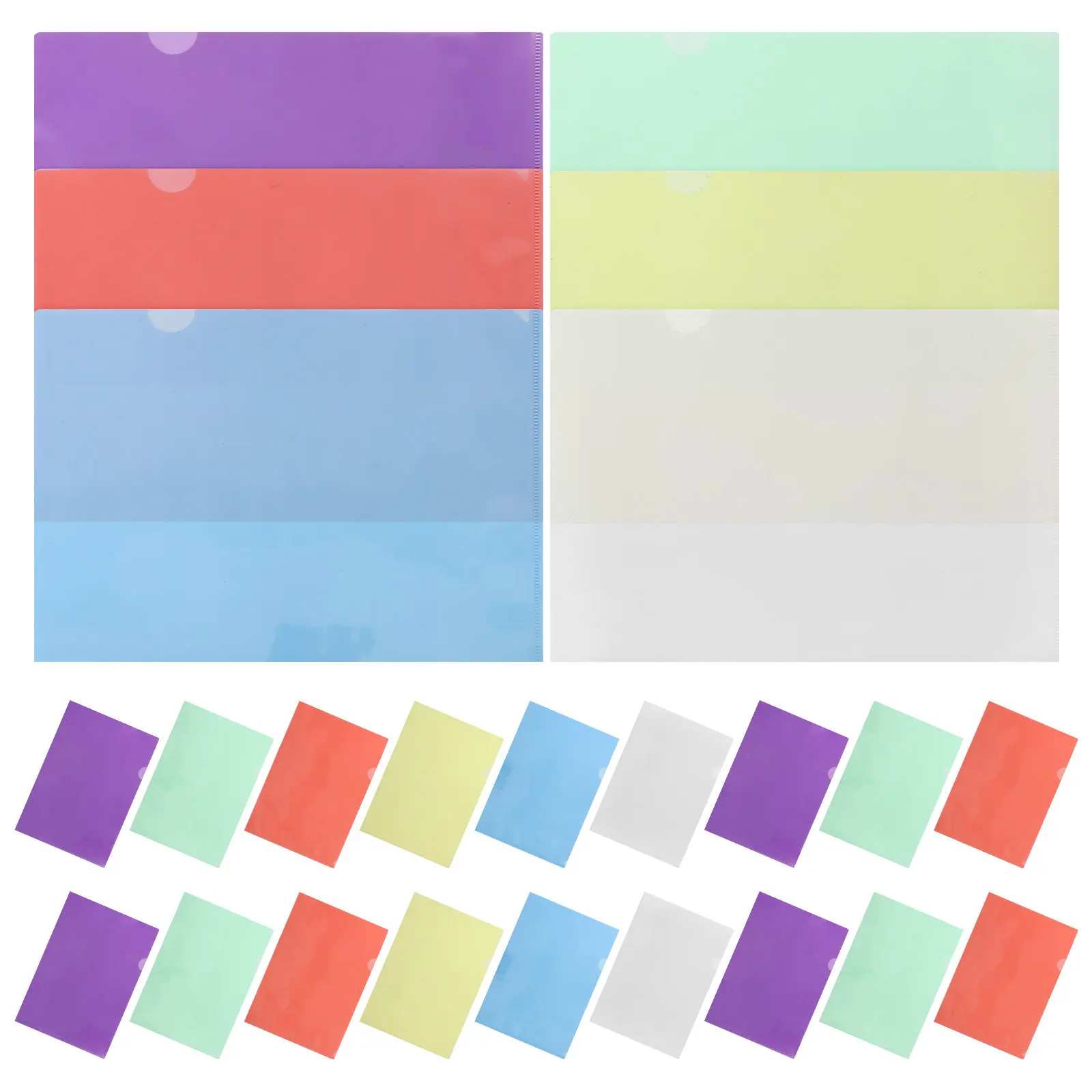 36Pcs Clear File Folders A4 Plastic Transparent Sleeves Document Protectors for Office School Paper Storage Filing Accessories
36Pcs Clear File Folders A4 Plastic Transparent Sleeves Document Protectors for Office School Paper Storage Filing Accessories