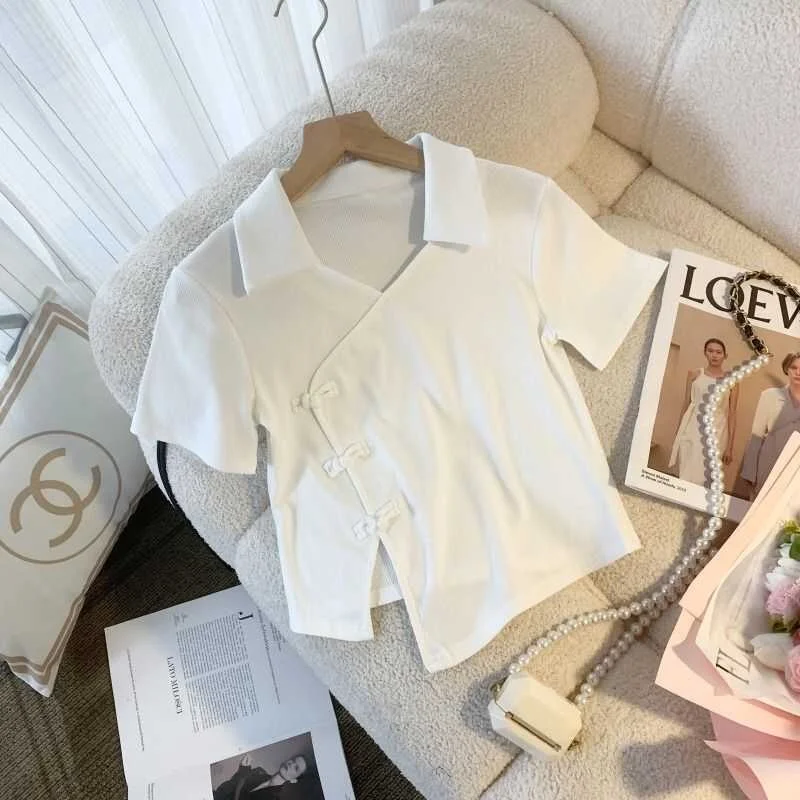 Faionable ort Sve Collar irt Женский летний новый уникальный модный топ на пуговицах в Корейском стиле Slim Fit V-ne Pure C...
Faionable ort Sve Collar irt Женский летний новый уникальный модный топ на пуговицах в Корейском стиле Slim Fit V-ne Pure C...