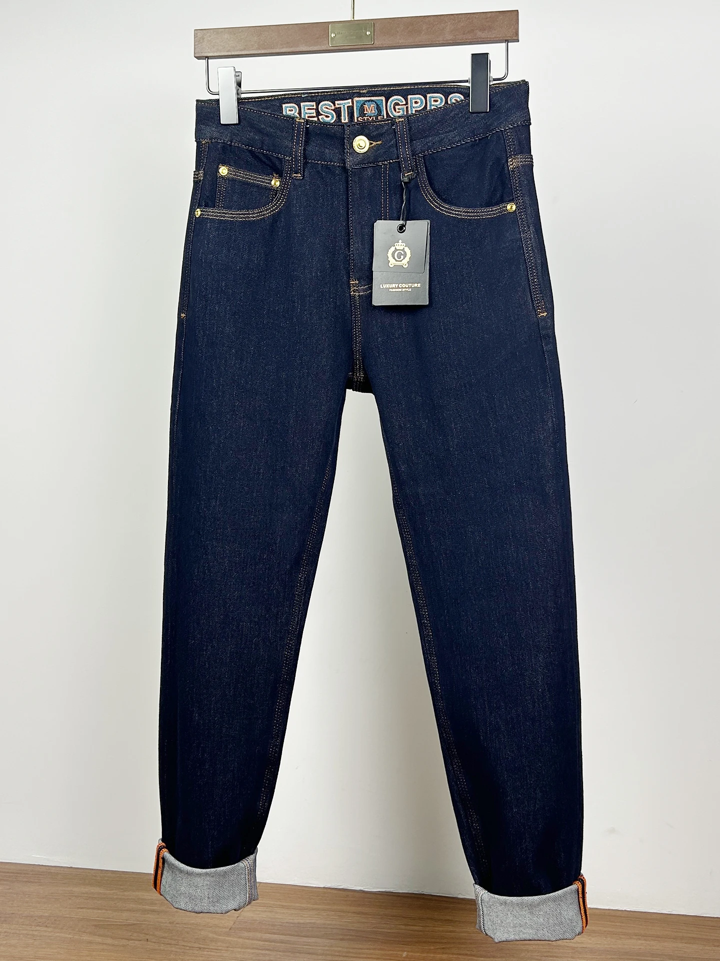 High-End Hong Kong Blue Men's Trendy Autumn Jeans Original Color Washed Straight Leg Men's Pants Cotton Polyester Spandex Blend
High-End Hong Kong Blue Men's Trendy Autumn Jeans Original Color Washed Straight Leg Men's Pants Cotton Polyester Spandex Blend