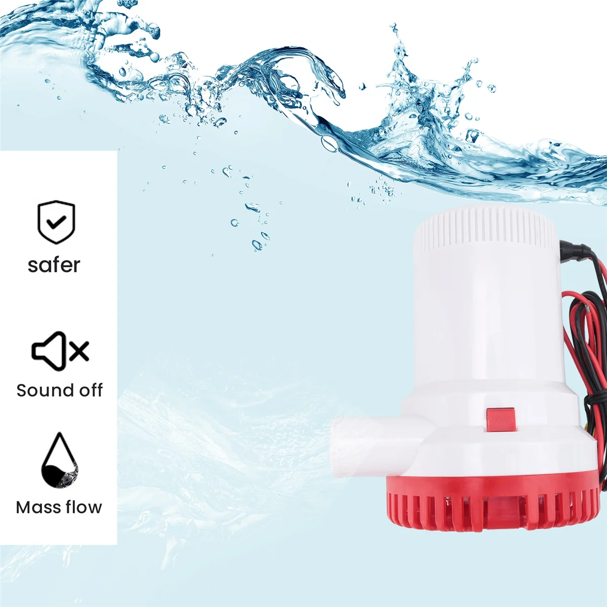 HIWS 2000GPH Морской водный трюмный насос Погружной яхта Лодка 12V Караван Рыбалка Морской красный
HIWS 2000GPH Морской водный трюмный насос Погружной яхта Лодка 12V Караван Рыбалка Морской красный