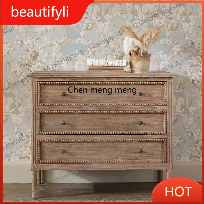 A139 American retro solid wood log color locker bedroom bedside dressing cabinet French storage side cabinet
A139 American retro solid wood log color locker bedroom bedside dressing cabinet French storage side cabinet