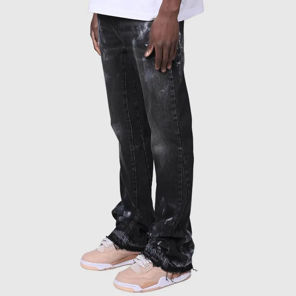 Men's Vintage Jeans Casual Straight Mid Waist Denim Pants Distressed Washed Trousers with Pockets for Streetwear Travel
Men's Vintage Jeans Casual Straight Mid Waist Denim Pants Distressed Washed Trousers with Pockets for Streetwear Travel