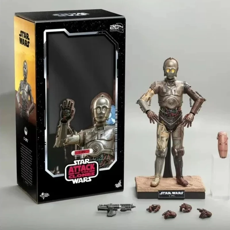 Genuine Hot Toys MMS650D46 Star Wars Episode II C-3PO 1/6 Collectible Figure For Fans Weathered Diecast Model
Genuine Hot Toys MMS650D46 Star Wars Episode II C-3PO 1/6 Collectible Figure For Fans Weathered Diecast Model