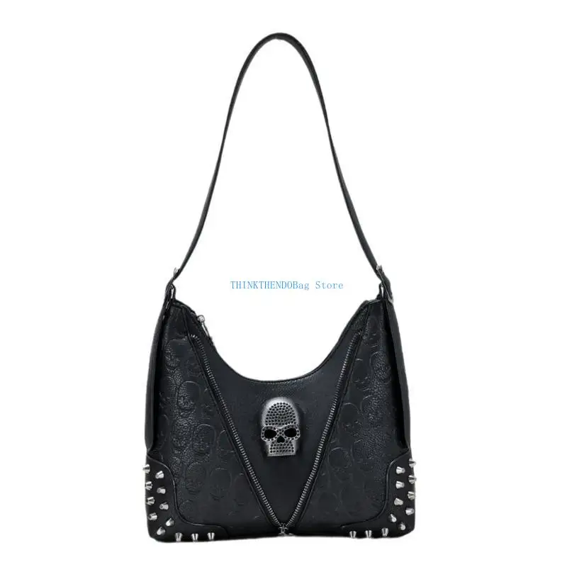63HC 2023 Skull Shoulder Bags Underarm Bag Large Capacity Tote Bags Fashion Handbag Armpit Bag Versatile Vintage Bag for Girl
63HC 2023 Skull Shoulder Bags Underarm Bag Large Capacity Tote Bags Fashion Handbag Armpit Bag Versatile Vintage Bag for Girl