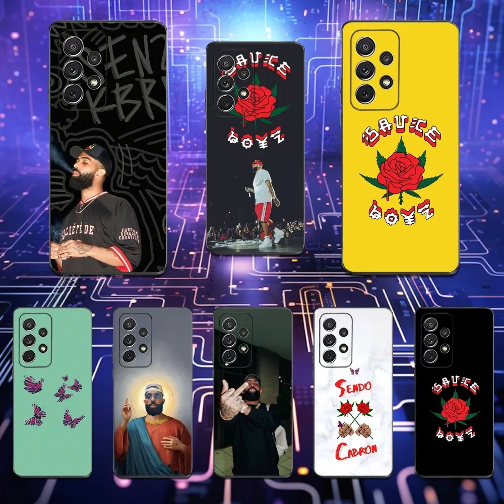 E-Eladio Singer S-Sauce Boyz Phone Case For Samsung S25,S24,S23,S22,S21,S20,S10,Ultra,Plus,Lite,FE,Soft Silicone Black Cover
E-Eladio Singer S-Sauce Boyz Phone Case For Samsung S25,S24,S23,S22,S21,S20,S10,Ultra,Plus,Lite,FE,Soft Silicone Black Cover