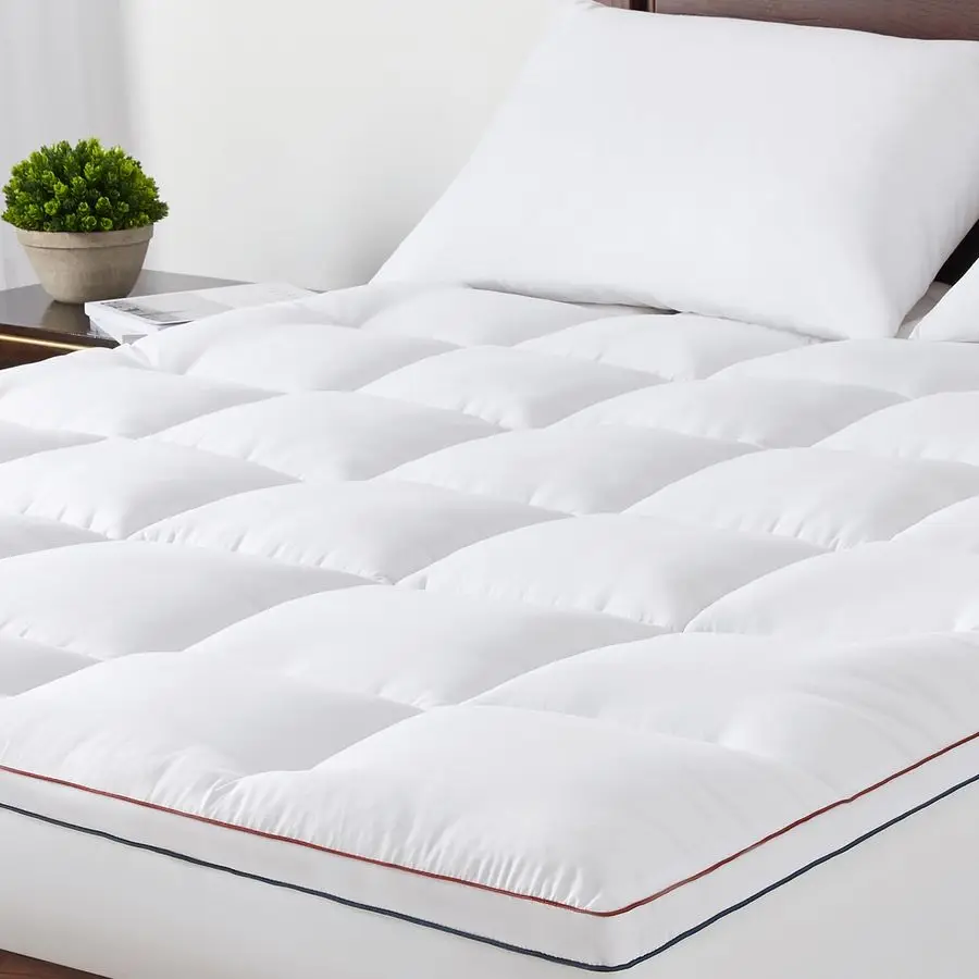 Pillow Top Mattress Pad Extra Thick Cover with Deep Pocket Mattress Topper for Back Pain Overfilled 3D Snow Down Alt
Pillow Top Mattress Pad Extra Thick Cover with Deep Pocket Mattress Topper for Back Pain Overfilled 3D Snow Down Alt