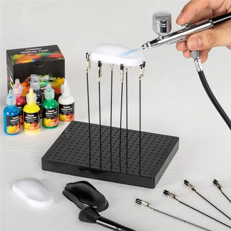 AC52-Model Painting Stand Base (19 X 14 Holes) And 27PCS Alligator Clip Sticks Set Modeling Tools For Airbrush Spra
AC52-Model Painting Stand Base (19 X 14 Holes) And 27PCS Alligator Clip Sticks Set Modeling Tools For Airbrush Spra