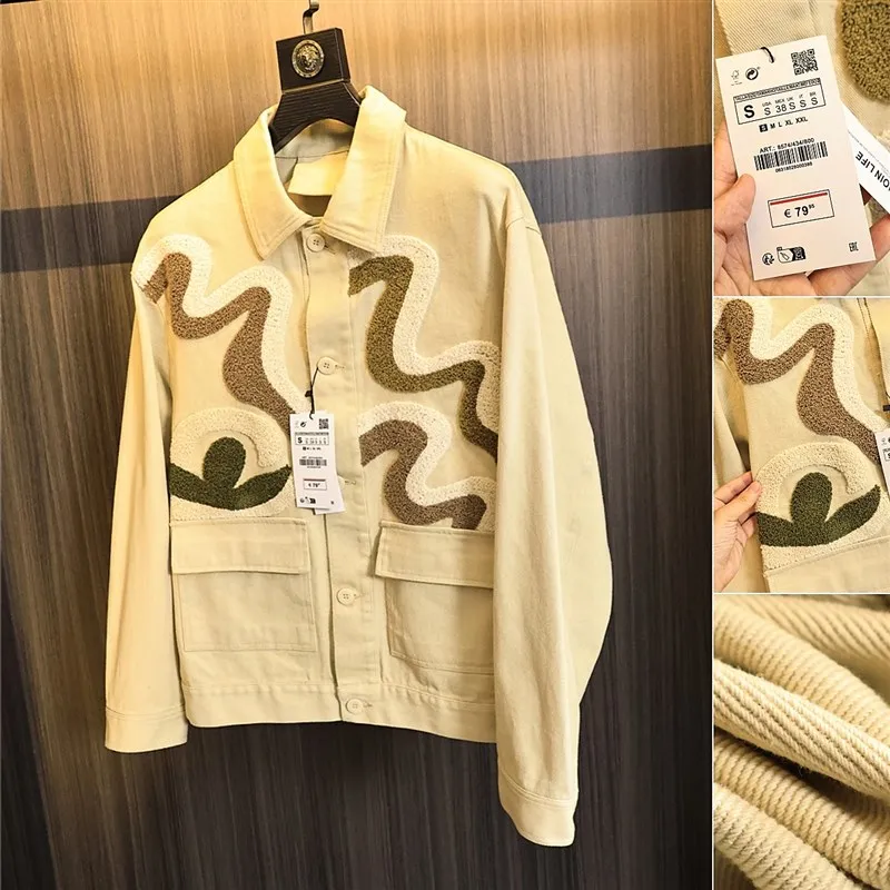 Spanish Style Heavyweight Towel Embroidery Men's Soft Comfortable Fashionable Loose Fit Collar Jacket Autumn Season Unbranded...
Spanish Style Heavyweight Towel Embroidery Men's Soft Comfortable Fashionable Loose Fit Collar Jacket Autumn Season Unbranded...