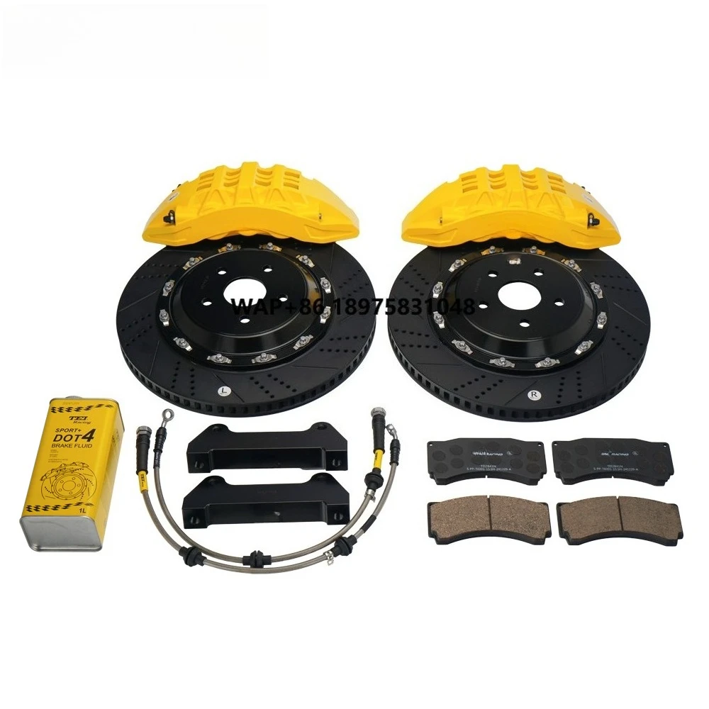 TEI P60EV 6 Piston Brake Caliper 18-inch 355x28mm High Carbon Alloy Disc Front Retrofit Brake Kit for
TEI P60EV 6 Piston Brake Caliper 18-inch 355x28mm High Carbon Alloy Disc Front Retrofit Brake Kit for