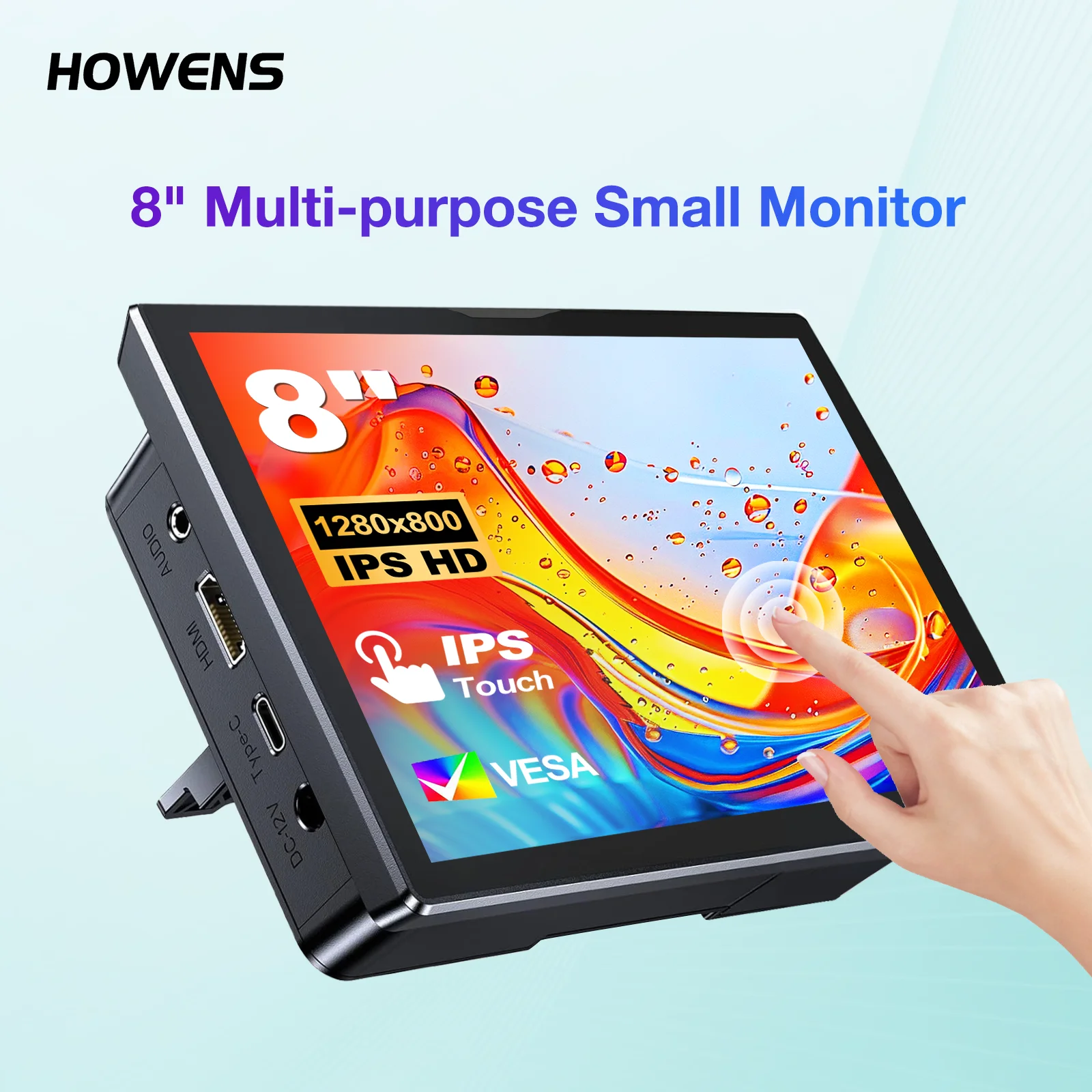 Unew 8 inch Touch Screen Monitor 1280x800 16:10 HDMI USB Touchscreen for CCTV Computer Display VESA 75*75mm with Speakers Fan
Unew 8 inch Touch Screen Monitor 1280x800 16:10 HDMI USB Touchscreen for CCTV Computer Display VESA 75*75mm with Speakers Fan