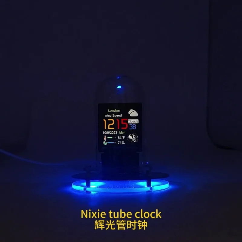 Glow Tube Clock Weather Computer Room Decoration Table RGB Gaming Desktop Ornament Digital Desk Clock Boyfriend
Glow Tube Clock Weather Computer Room Decoration Table RGB Gaming Desktop Ornament Digital Desk Clock Boyfriend