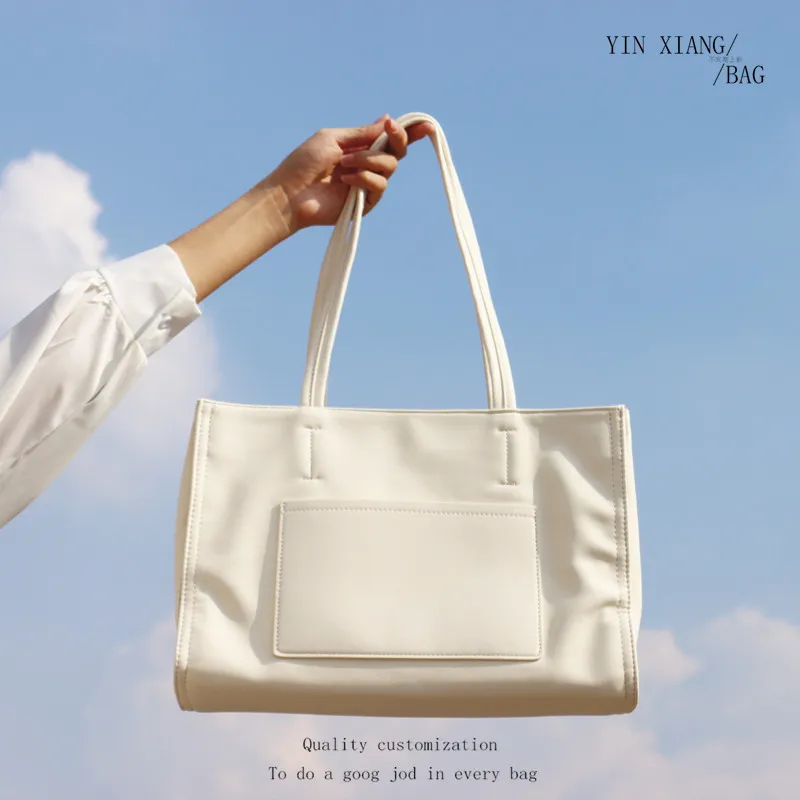 Early Autumn New Simple Color Blo oulder Bag College Sle Commute Super Large Capaci Tote Bag Student Cuter Bag 
Early Autumn New Simple Color Blo oulder Bag College Sle Commute Super Large Capaci Tote Bag Student Cuter Bag