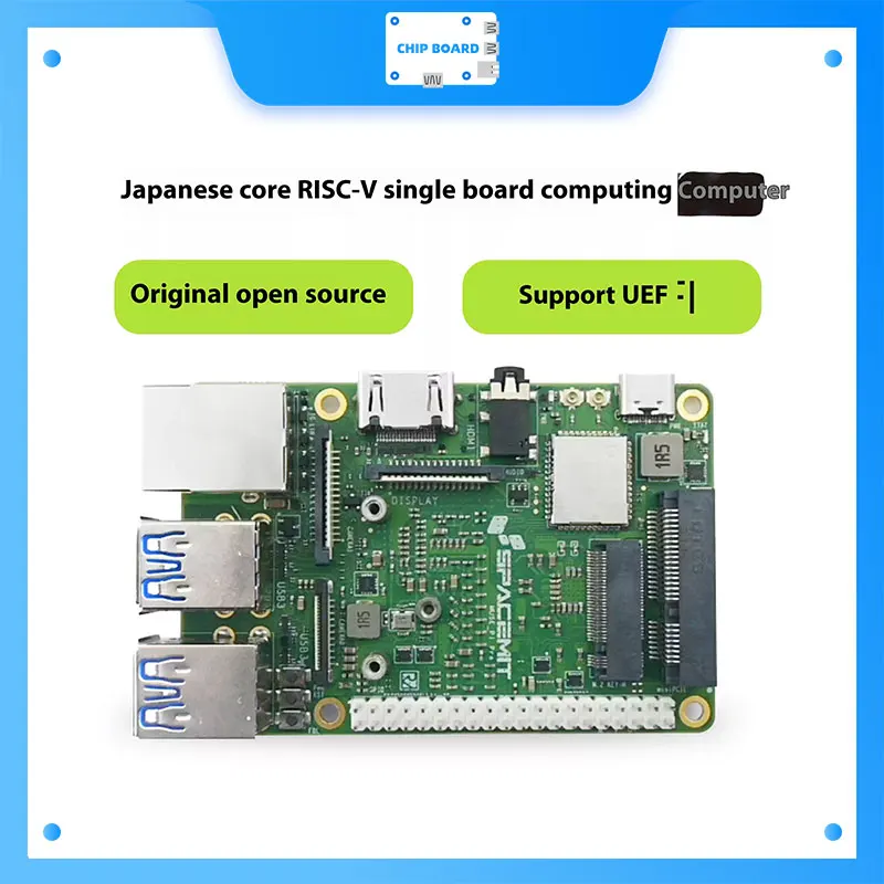 Newly upgraded MUSEPiPro board computer into the iterative time and space RISC-V domestic chip autonomy controllable 8-core
Newly upgraded MUSEPiPro board computer into the iterative time and space RISC-V domestic chip autonomy controllable 8-core