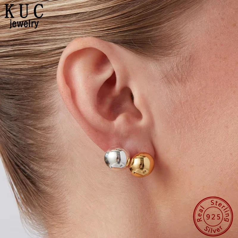 925 Sterling Silver Original Certificate Dome Ball Huggie Hoop Earrings For Women Fine Dainty Jewelry
925 Sterling Silver Original Certificate Dome Ball Huggie Hoop Earrings For Women Fine Dainty Jewelry