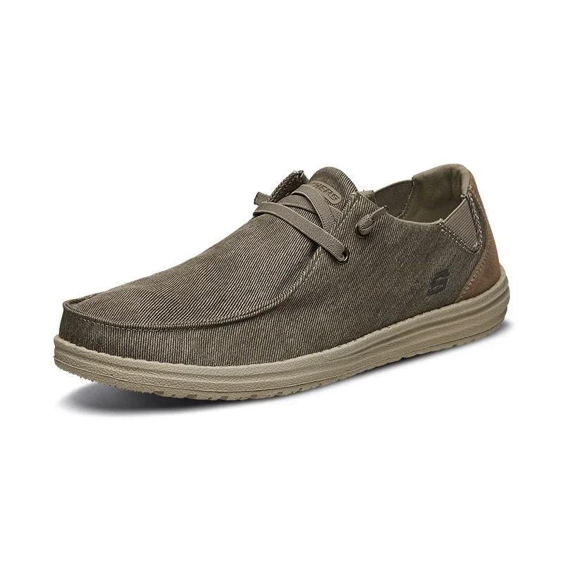 Обувь Skechers для мужчин, деловые повседневные холщовые туфли MELSON, мужские Нескользящие износостойкие удобные дышащие лоферы
Обувь Skechers для мужчин, деловые повседневные холщовые туфли MELSON, мужские Нескользящие износостойкие удобные дышащие лоферы