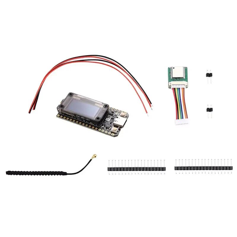 Плата разработки AS95-Lora 32 V4 ESP32 IoT для Meshtastic, Wi-Fi, Bluetooth, многофункциональная, 0.96 дюйма, с модулем GPS
Плата разработки AS95-Lora 32 V4 ESP32 IoT для Meshtastic, Wi-Fi, Bluetooth, многофункциональная, 0.96 дюйма, с модулем GPS
