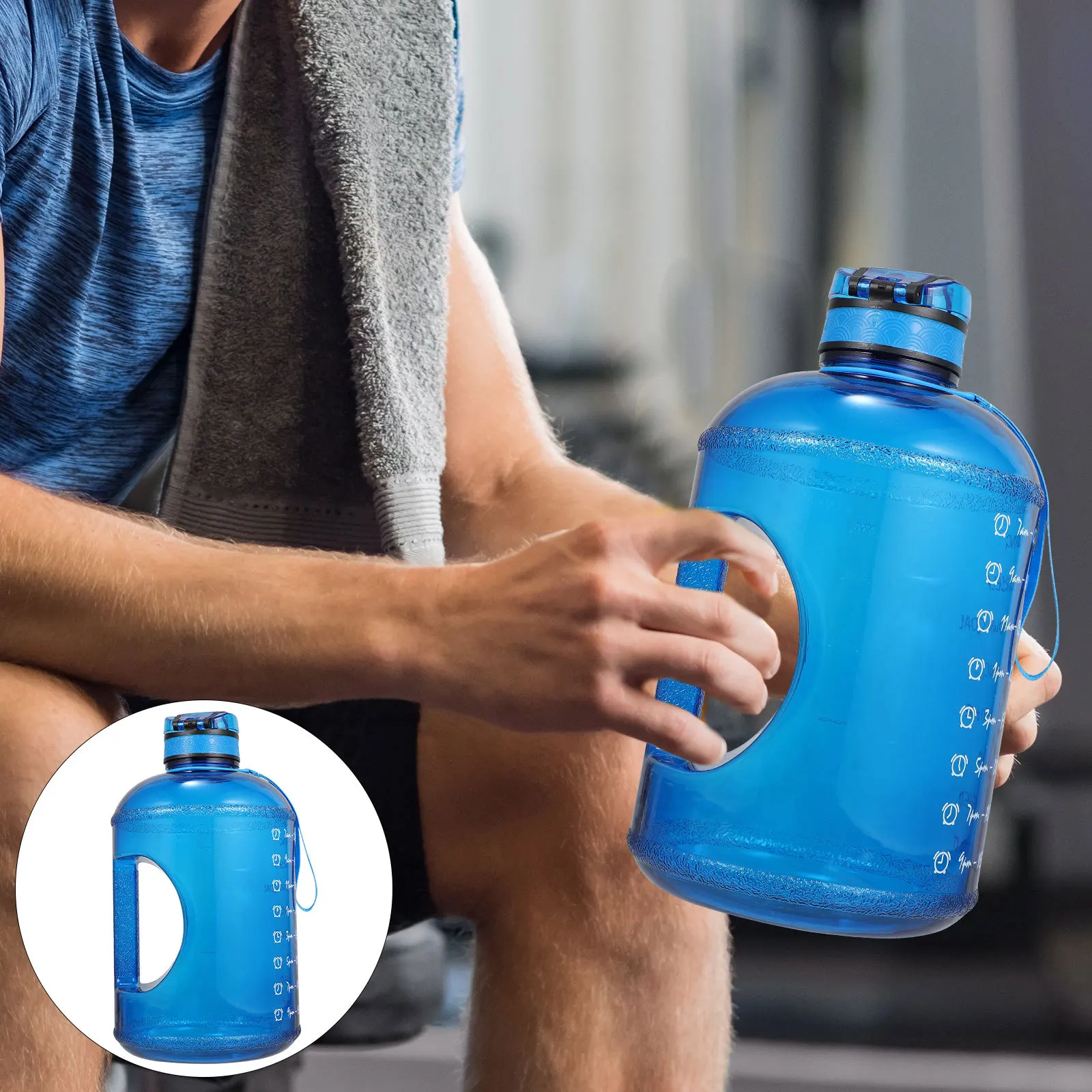 1Pcs Large Capacity Water Kettle Portable Sports Water Bottle Durable Petg Outdoor Fitness Drinking Cup Fitness Drinking Cup
1Pcs Large Capacity Water Kettle Portable Sports Water Bottle Durable Petg Outdoor Fitness Drinking Cup Fitness Drinking Cup