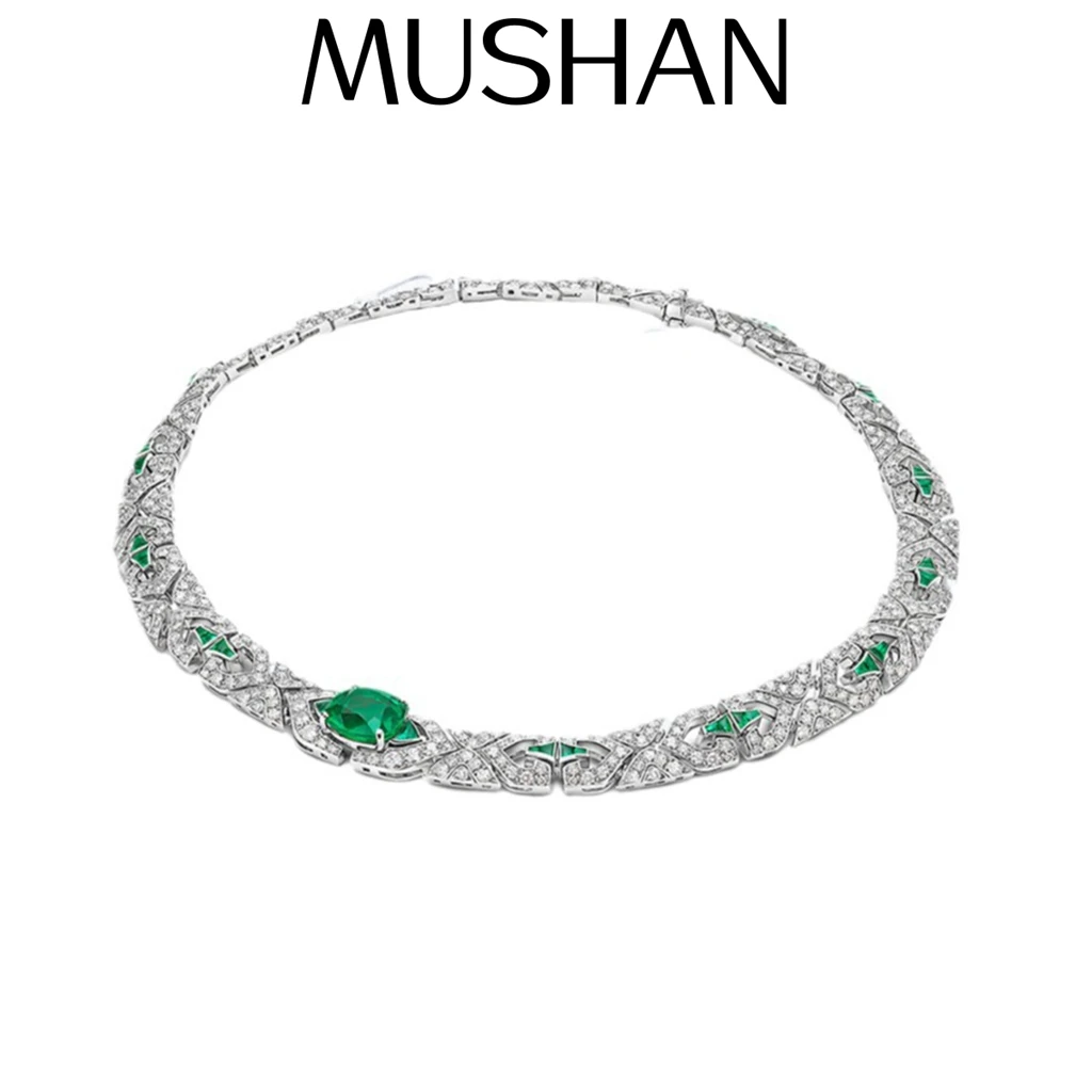 MuShan Jewelry 925 Sterling Silver Necklace Designer HCD Gemstones 5A CZ Gemstones Love 925 Sterling Silver Necklace Accessories
MuShan Jewelry 925 Sterling Silver Necklace Designer HCD Gemstones 5A CZ Gemstones Love 925 Sterling Silver Necklace Accessories