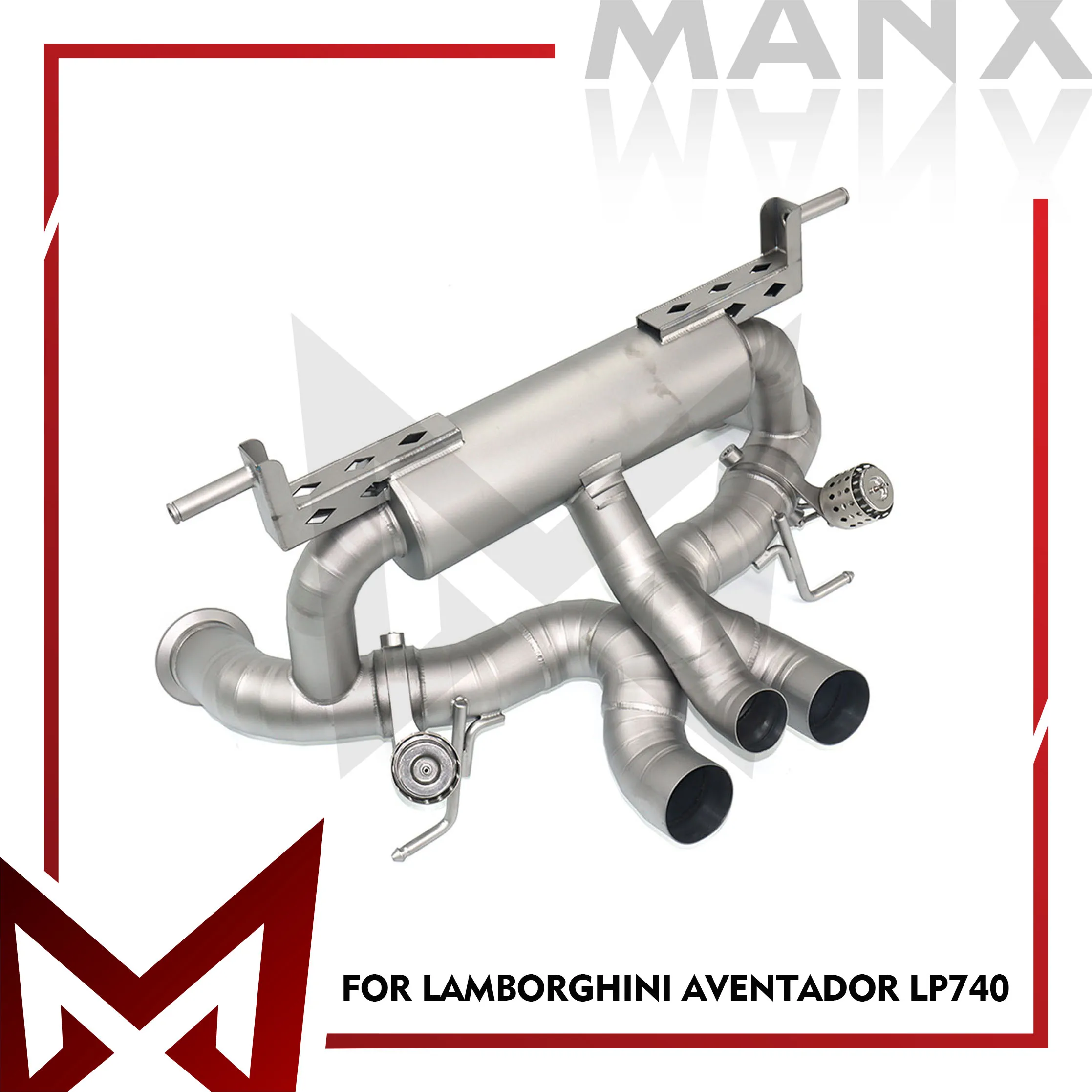 MANX Car Exhaust System For Lamborghini Aventador LP740 Titanium Alloy Catback High Flow Performance Exhaust Pipe With Valve
MANX Car Exhaust System For Lamborghini Aventador LP740 Titanium Alloy Catback High Flow Performance Exhaust Pipe With Valve