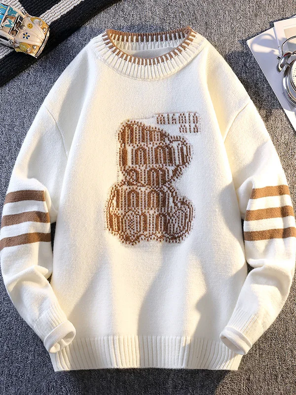 Faionable Casual Thiened Knitted Sweater Men's Sle Student Winter Base Layer irt Versatile Sli Autumn Winter New ...
Faionable Casual Thiened Knitted Sweater Men's Sle Student Winter Base Layer irt Versatile Sli Autumn Winter New ...