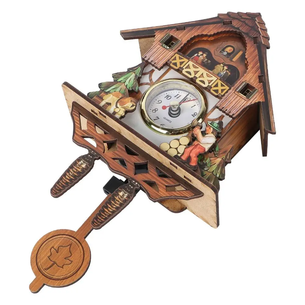 Forest Tower Wood Pendulum Vintage Clocks Vintage Wooden Wood Wall Clock Realistic Pattern 3D Chiming 3D Chiming Clock
Forest Tower Wood Pendulum Vintage Clocks Vintage Wooden Wood Wall Clock Realistic Pattern 3D Chiming 3D Chiming Clock