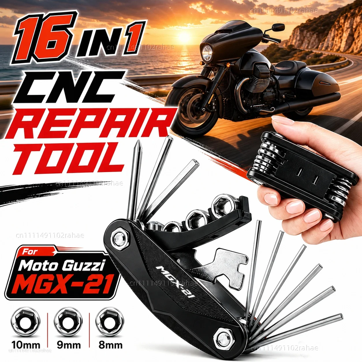 For Moto Guzzi MGX-21 2016-2020 Bagger Motorcycle Tool Repair Kit Multifunctional Screwdriver Wrench Hex Key Set Portable Bike
For Moto Guzzi MGX-21 2016-2020 Bagger Motorcycle Tool Repair Kit Multifunctional Screwdriver Wrench Hex Key Set Portable Bike