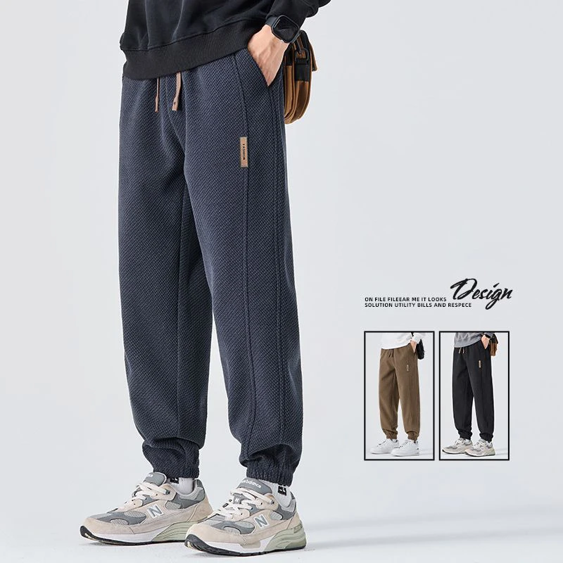 2025 мужские модные повседневные брюки на четыре сезона, мужские повседневные классические облегающие прямые брюки с зауженными штанинами, простые однотонные брюки
2025 мужские модные повседневные брюки на четыре сезона, мужские повседневные классические облегающие прямые брюки с зауженными штанинами, простые однотонные брюки