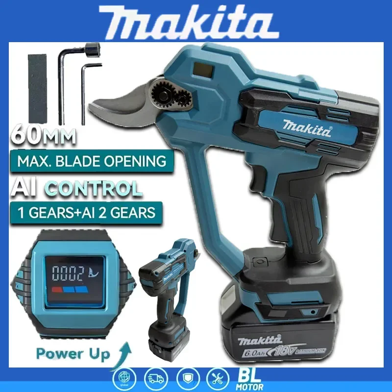 Makita 18V Battery Brushless Electric Pruning Shears 35mm Cordless Scissors Branch Pruner High-power Cutter Power Tools
Makita 18V Battery Brushless Electric Pruning Shears 35mm Cordless Scissors Branch Pruner High-power Cutter Power Tools
