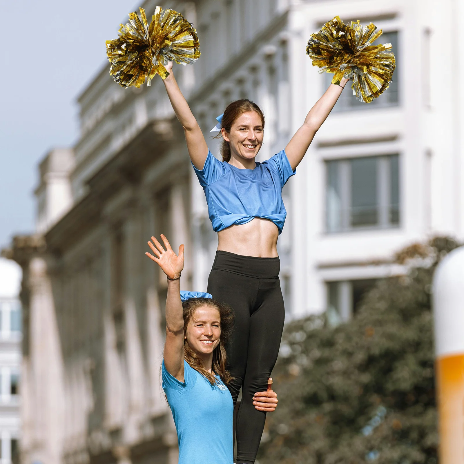 4pcs Cheerleading Pom Poms Shiny Lightweight Handheld For Kids Adults School Sports Day Dance Mini Pom
4pcs Cheerleading Pom Poms Shiny Lightweight Handheld For Kids Adults School Sports Day Dance Mini Pom