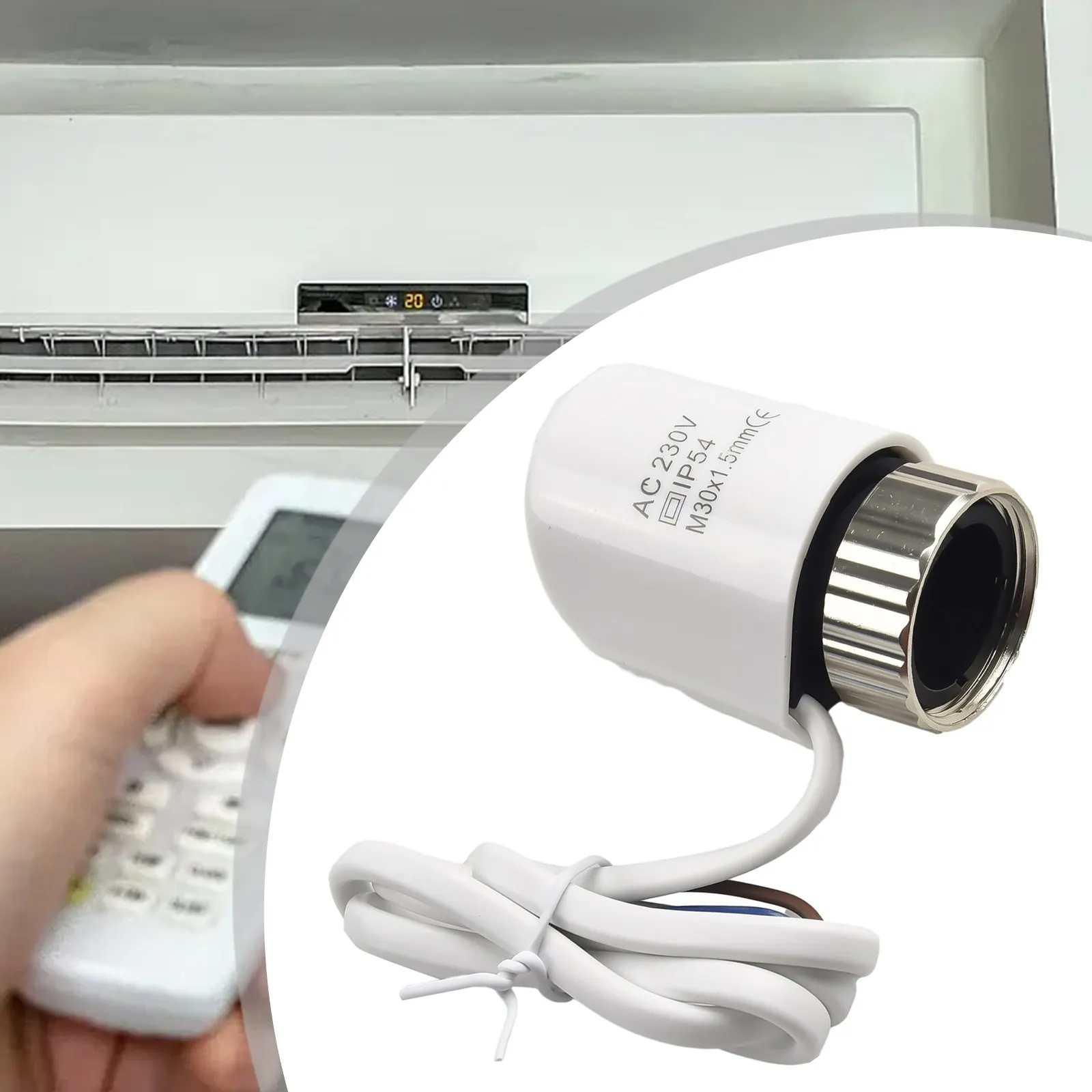 Water Collector Actuator -5 60 1PCS White 110N 3-5 Minutes Floor Heating Actuator Line Length 90mm PC Material
Water Collector Actuator -5 60 1PCS White 110N 3-5 Minutes Floor Heating Actuator Line Length 90mm PC Material