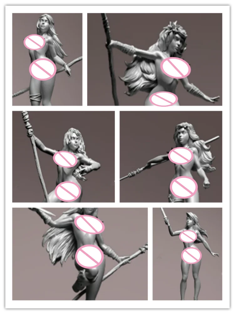 1/24 Scale Resin Figure Assemble Model Kit 6 jungle girls Nsfw Unassembled Unpainted 3D printing toy
1/24 Scale Resin Figure Assemble Model Kit 6 jungle girls Nsfw Unassembled Unpainted 3D printing toy
