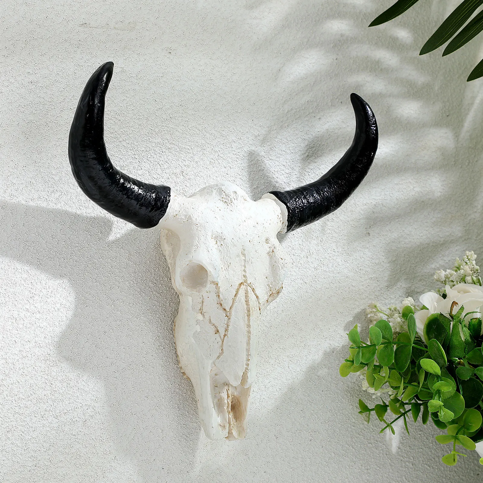 Cow Skull Wall Decor Artificial Hanging Bull Head Resin Material Home Office Living Room Study Wild Style Decor
Cow Skull Wall Decor Artificial Hanging Bull Head Resin Material Home Office Living Room Study Wild Style Decor