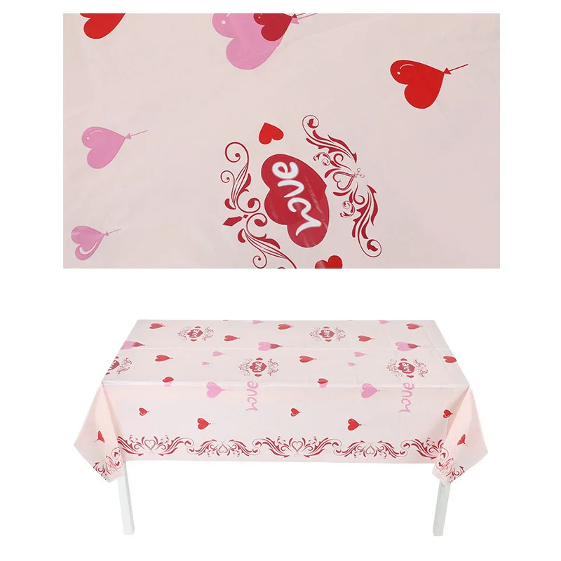 1set Valentine's Day Love Heart Pattern Style Table Ornament Wedding Celebration Family Gathering Party Tablecloths Decoration
1set Valentine's Day Love Heart Pattern Style Table Ornament Wedding Celebration Family Gathering Party Tablecloths Decoration