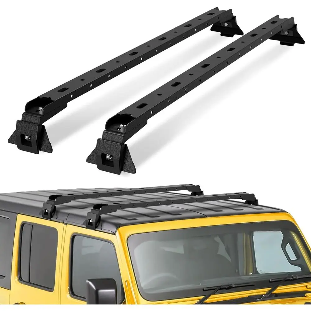 Load 280 lbs Heavy Duty Roof Rack Cross Bars for 84-01 Cherokee XJ Wrangler JL JK Gladiator JT 2007-2024(2/4 Door Hardtop) Roof
Load 280 lbs Heavy Duty Roof Rack Cross Bars for 84-01 Cherokee XJ Wrangler JL JK Gladiator JT 2007-2024(2/4 Door Hardtop) Roof