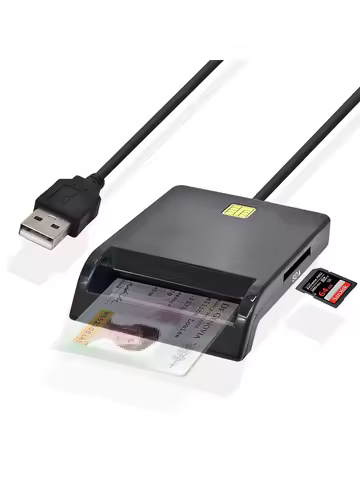UTHAI X02 USB SIM Smart Card Reader For Bank Card IC/ID EMV SD TF MMC Cardreaders USB-CCID ISO 7816 for Windows 7 8 10 Linux OS
