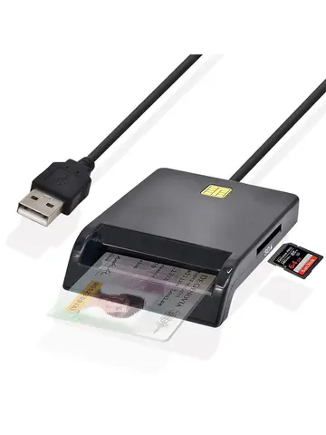 UTHAI X02 USB SIM Smart Card Reader For Bank Card IC/ID EMV SD TF MMC Cardreaders USB-CCID ISO 7816 for Windows 7 8 10 Linux OS