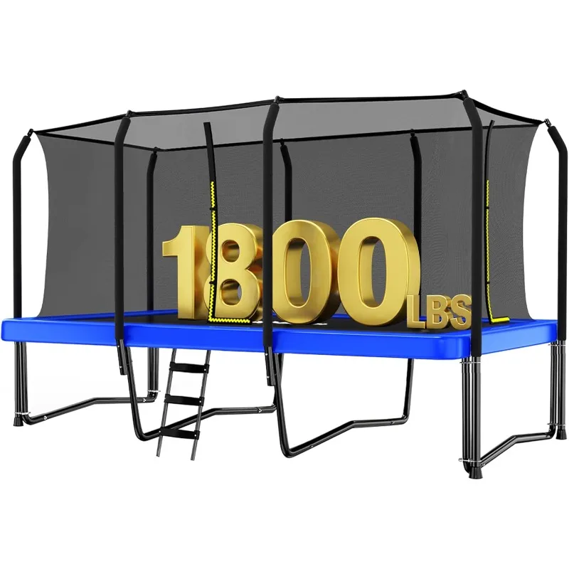 Zupapa 1800LBS Weight Capacity Rectangle Trampoline 10x17FT 9X15FT 8X14FT Outdoor Square Gymnastics Trampolines
Zupapa 1800LBS Weight Capacity Rectangle Trampoline 10x17FT 9X15FT 8X14FT Outdoor Square Gymnastics Trampolines