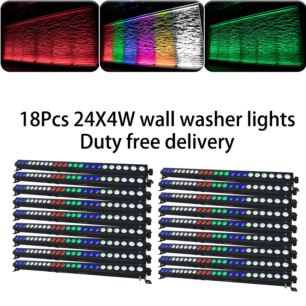 18 шт./лот RGBW 4IN1 светодиодный настенный светильник 24X4W луч света DMX512 управление звуком светодиодный барный светильник DJ дискотека сценический эффект освещения
18 шт./лот RGBW 4IN1 светодиодный настенный светильник 24X4W луч света DMX512 управление звуком светодиодный барный светильник DJ дискотека сценический эффект освещения