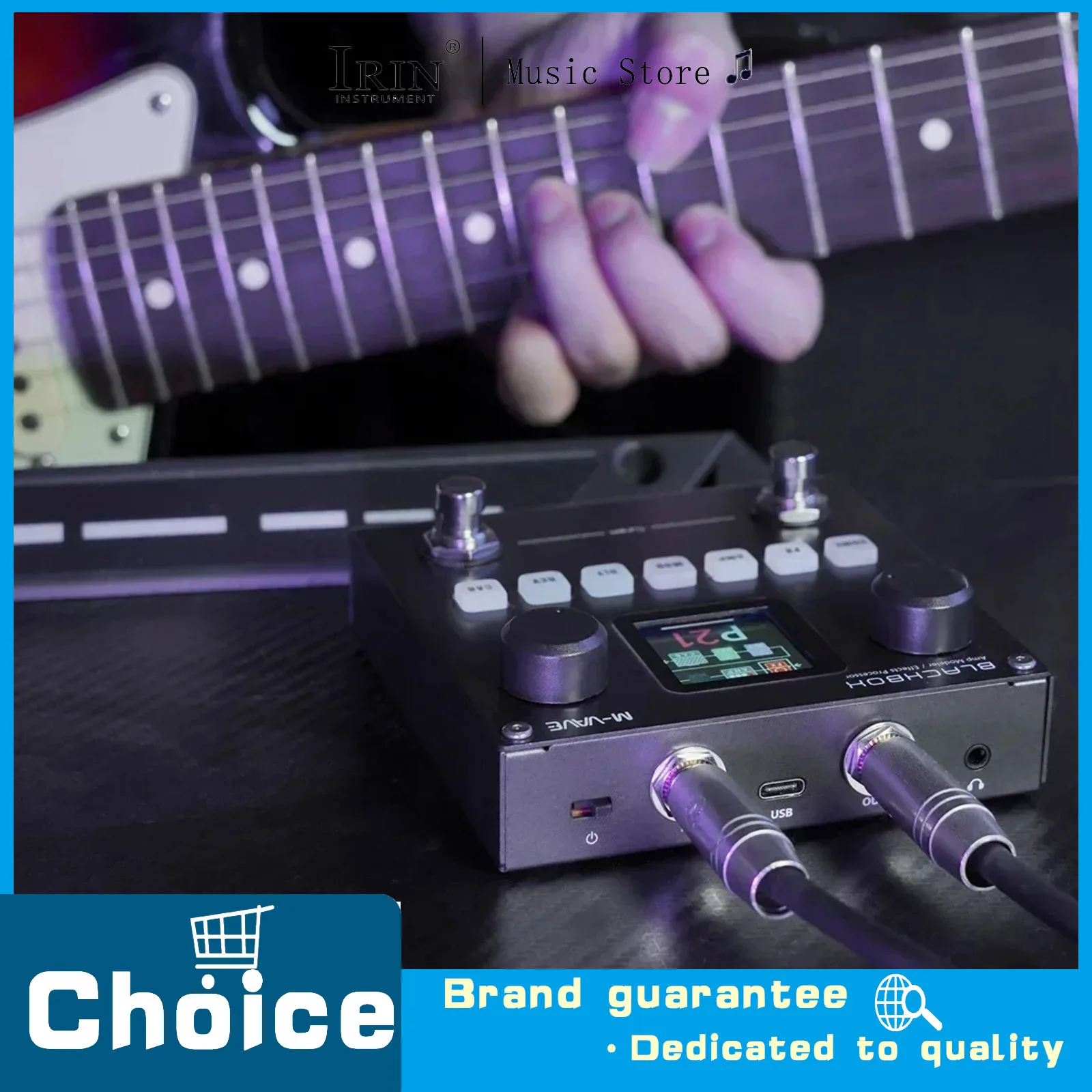 BLACK BOX Electric Guitar Effects Pedal For Electric Guitar Bass AMP Modeler Rechargeable Multi Effect Processor
BLACK BOX Electric Guitar Effects Pedal For Electric Guitar Bass AMP Modeler Rechargeable Multi Effect Processor