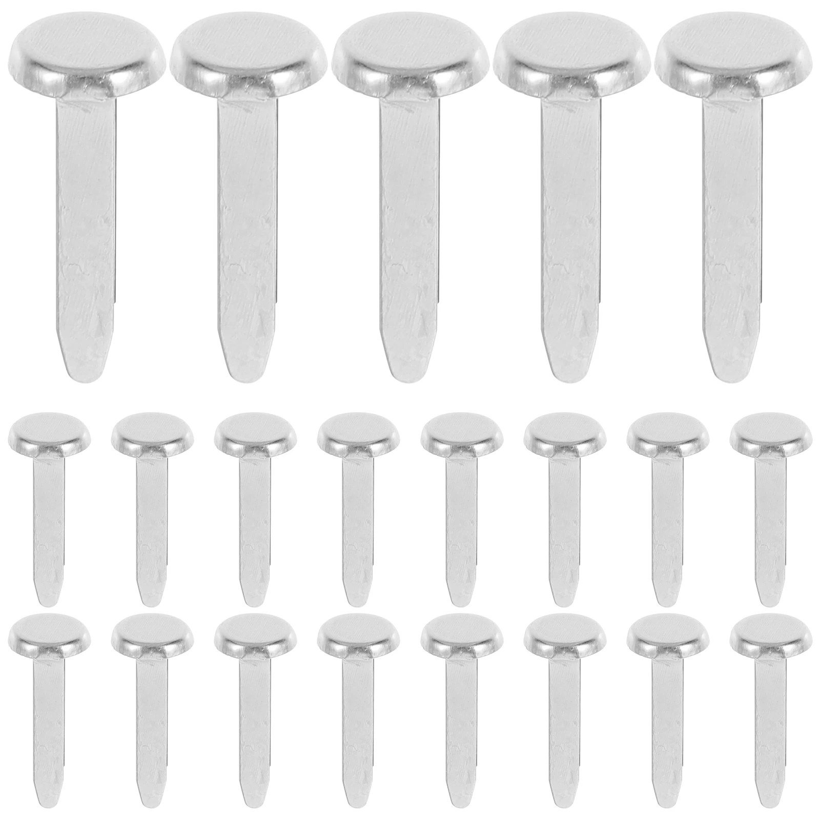 50 Pcs Scrapbooking Double Nails Brads Manual Round Head Fasteners Craft for Crafts Silver Metal Child
50 Pcs Scrapbooking Double Nails Brads Manual Round Head Fasteners Craft for Crafts Silver Metal Child