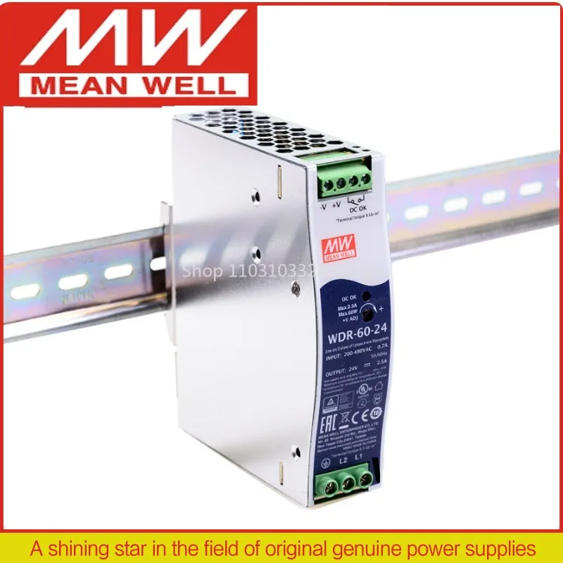 Источник питания meanwell WDR-60 WDR-60-5 5 В WDR-60-12 12 В WDR-60-24 24 В WDR-60-48 48 В 60 Вт Сверхширокий вход в DIN-рейку Pow
Источник питания meanwell WDR-60 WDR-60-5 5 В WDR-60-12 12 В WDR-60-24 24 В WDR-60-48 48 В 60 Вт Сверхширокий вход в DIN-рейку Pow